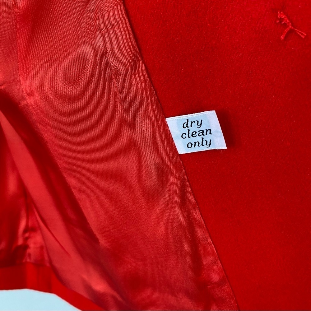 Pendleton Red Virgin Wool Women’s Blazer 10 ($229) - Picture 4 of 5